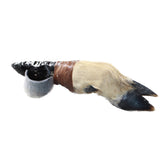 Deer Foot Handle Obsidian Blade Ornamental Knife #7750  Mountain Man Knife