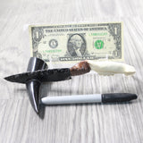 Beaver Jaw Handle Obsidian Blade Ornamental Knife #1250  Mountain Man Knife