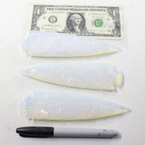 3 Opalite Ornamental Spearheads  #373-2  Arrowhead