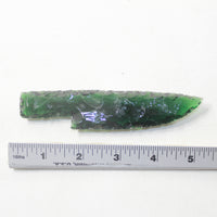 1 Glass Ornamental Knife Blade  #6042  Mountain Man Knife