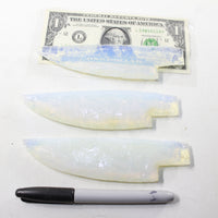 3 Opalite Ornamental Knife Blades  #2942 Mountain Man Knife