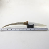 Deer Antler Handle Bone Blade Ornamental Knife #2941 Mountain Man Knife