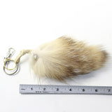 1 Badger Tail Keyring #943-2  Taxidermy Keychain Tassel Bag Tag