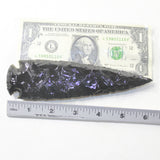 1 Obsidian Ornamental Spearhead  #943-2  Arrowheads