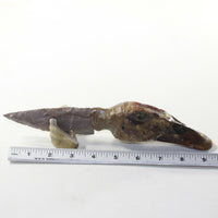 Duck Head Handle Stone Blade Ornamental Knife #463-2 Mountain Man Knife