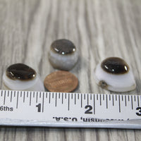 3 Agate Eyes   #1842 Naturally Formed
