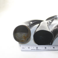 4 Small Polished Cow Horns #733-1 Natural colored