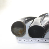 4 Small Polished Cow Horns #733-1 Natural colored