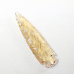 1 Glass Ornamental Spearhead  #5241  Arrowheads