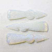 3 Opalite Ornamental Tomahawk Head3 #0737  Ax Axe Hatchet