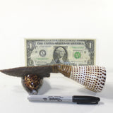 Seashell Handle Stone Blade Ornamental Knife #4939 Mountain Man Knife
