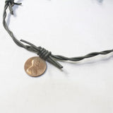 25 Yards of Leather Barbed Wire  Gray  Color  #2559