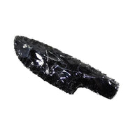 1 Small Obsidian Ornamental Knife Blade  #234-1  Mountain Man Knife