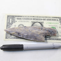 1 Stone Ornamental Knife Blade  #9742  Mountain Man Knife