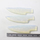 3 Opalite Ornamental Knife Blades  #8636 Mountain Man Knife