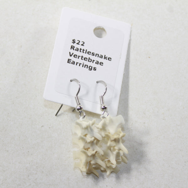 Rattlesnake Vertebrae Earrings  #4241  Mountain Man Earrings