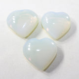 3 Opalite Hearts Combined Weight of  231 Grams #2341 Gemstone Hearts