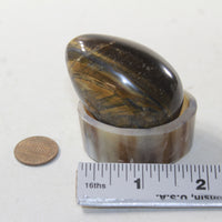 1 Tiger Eye Egg  104 Grams #463-1 Gemstone Egg