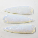3 Opalite Ornamental Spearheads  #373-2  Arrowhead