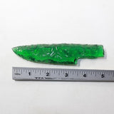 1 Glass Ornamental Knife Blade  #1942  Mountain Man Knife a