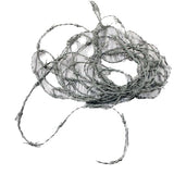 5 Yards of Leather Barbed Wire Gray Color  #515d  x