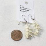 Rattlesnake Vertebrae Earrings  #4241  Mountain Man Earrings