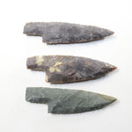3 Stone Ornamental Knife Blades  #0442  Mountain Man Knife