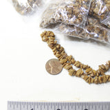 25 Stone Chip Strands  #2538  Rendezvous Powwow Wampum