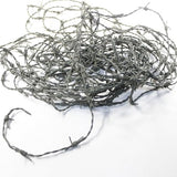 25 Yards of Leather Barbed Wire  Gray  Color  #2559