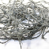 25 Yards of Leather Barbed Wire  Gray  Color  #2559