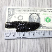 1 Small Obsidian Ornamental Knife Blade  #234-1  Mountain Man Knife