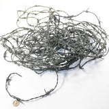 25 Yards of Leather Barbed Wire  Gray  Color  #2559