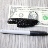 1 Small Obsidian Ornamental Knife Blade  #234-1  Mountain Man Knife