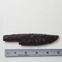 1 Glass Ornamental Knife Blade  #9730  Mountain Man Knife