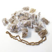 25 Stone Chip Strands  #2538  Rendezvous Powwow Wampum