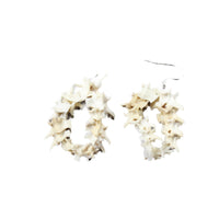 Rattlesnake Vertebrae Hoop Earrings  #4552  Mountain Man Earrings z