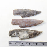 3 Stone Ornamental Knife Blades  #9038  Mountain Man Knife