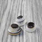 3 Agate Eyes   #2942 Naturally Formed