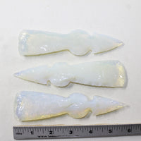 3 Opalite Ornamental Tomahawk Head3 #0737  Ax Axe Hatchet