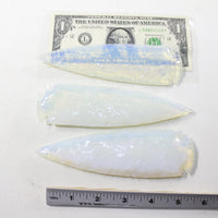 3 Opalite Ornamental Spearheads  #2738  Arrowhead