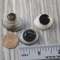 3 Agate Eyes   #3143 Naturally Formed