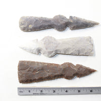 3 Stone Ornamental Tomahawk Heads #383-2 Ax Axe Hatchet