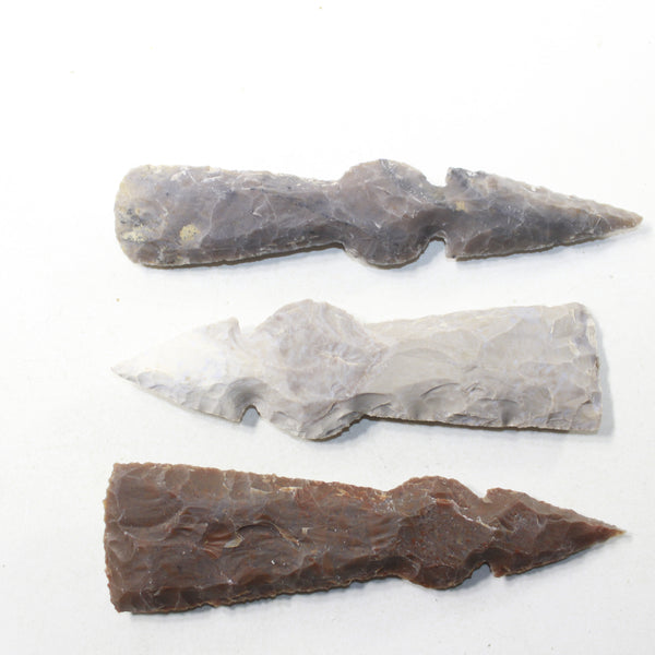 3 Stone Ornamental Tomahawk Heads #383-2 Ax Axe Hatchet