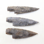 3 Stone Ornamental Knife Blades  #8538  Mountain Man Knife