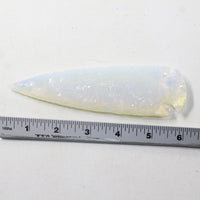 1 Opalite Ornamental Spearhead  #3242  Arrowhead