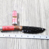 Shotgun Shell Handle Obsidian Blade Ornamental Knife #715n  Mountain Man Knife x