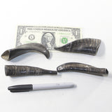 4 Small Polished Goat Horns #5937 Natural colored