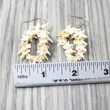 Rattlesnake Vertebrae Hoop Earrings  #4552  Mountain Man Earrings z
