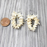 Rattlesnake Vertebrae Hoop Earrings  #4552  Mountain Man Earrings z