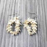 Rattlesnake Vertebrae Hoop Earrings  #4552  Mountain Man Earrings z